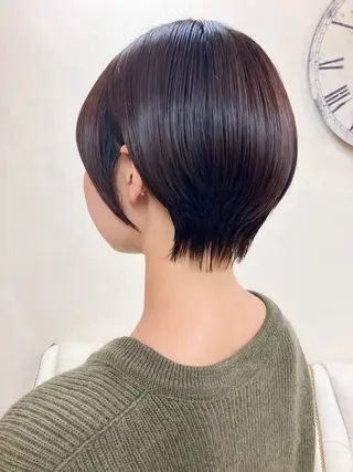 ショート igrek bis所属・似合わせ×透明感 カラー🤍MAOのヘアスタイル