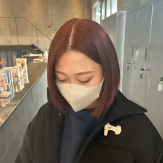カラー 🍓垢抜けハイトーン 🍓HINAのヘアスタイル