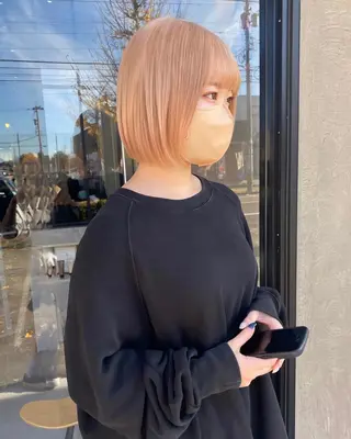 ミディアム mood alissaのヘアスタイル