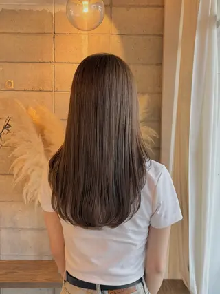 ロング カラー 眞名子 瑞紀のヘアスタイル