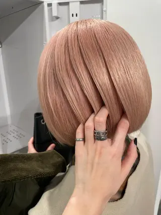 ショート カラー 💘MICOTO藤沢 髪質改善ブリーチ💘のヘアスタイル