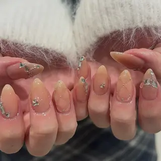 ネイル honoka ガーリーネイル໒꒱のネイルデザイン