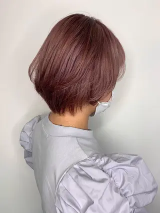 ショート カラー 𖧷 ⁺. 大人ヘア Yui 𓂃𓈒𓏸のヘアスタイル