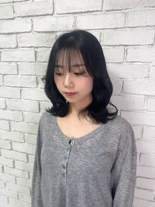ミディアム 🌶F-CODE RINA🌶のヘアスタイル