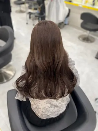 ロング カラー パーマ ヘアアレンジ メンズ キッズ 💖横浜ブリーチなし 💖MIHOのヘアスタイル