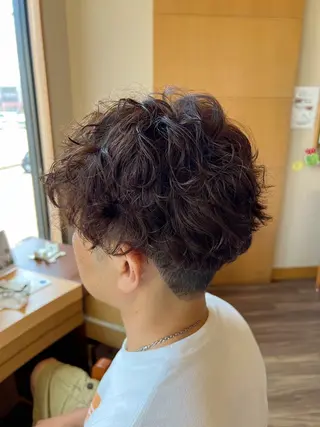 パーマ メンズ 小島 七海のヘアスタイル