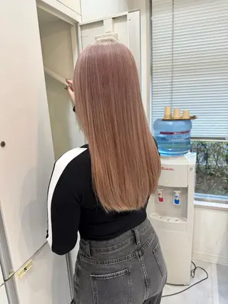 ロング カラー ブリーチなしwカラー /艶カラー/oukaのヘアスタイル