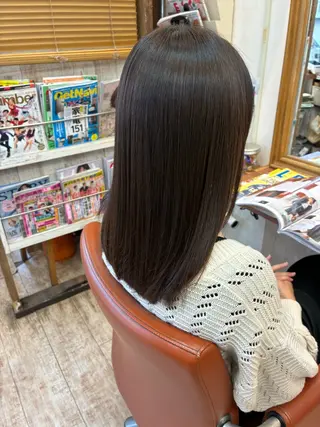 ミディアム 関 健二郎のヘアスタイル