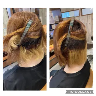 ミディアム 角田 雅行のヘアスタイル