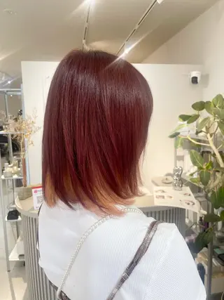 ミディアム 本町／美容室 yamamotoのヘアスタイル