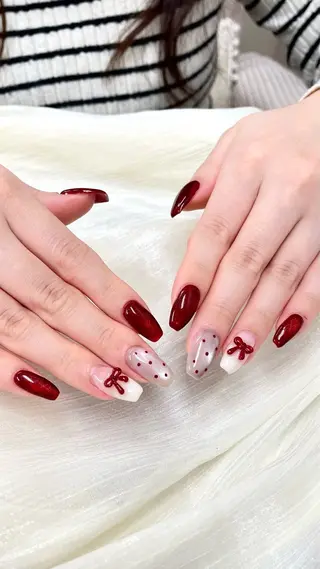 ネイル パラジェル登録店　Nailsalon Amour  上野湯島店所属・🫧 はる🩵のネイルデザイン