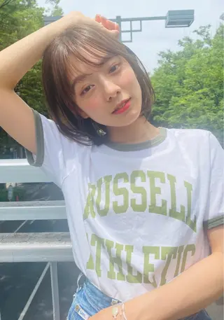 ショート カラー 金子 廉のヘアスタイル