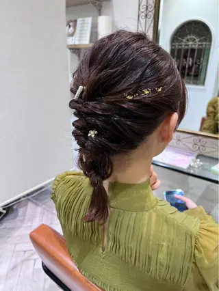 ヘアアレンジ 女性のための美容師/ 下北沢/ヨシダモモカのヘアスタイル