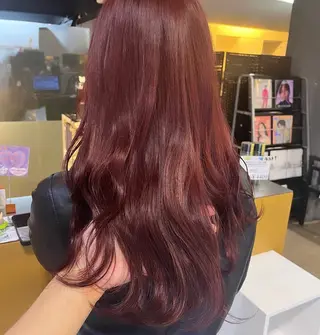 ロング カラー uni 江坂🦋 木下風子のヘアスタイル