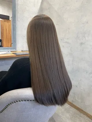 ロング カラー INCE加古川 KIHO 🩵🤍のヘアスタイル