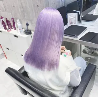 ロング カラー パーマ ヘアアレンジ メンズ キッズ ネイル マツエク・マツパ アイブロウ 💖オタク美容師 ꒰ঌ♡モモ♡໒꒱のヘアスタイル
