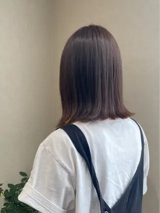 ミディアム Lepps れいなのヘアスタイル