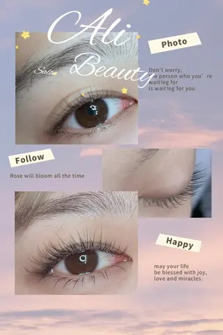 マツエク・マツパ Ali Beauty Salon 新小岩のマツエク・マツパデザイン