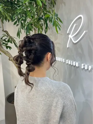 ヘアアレンジ ヘアセット 🤍AIRA🤍のヘアスタイル