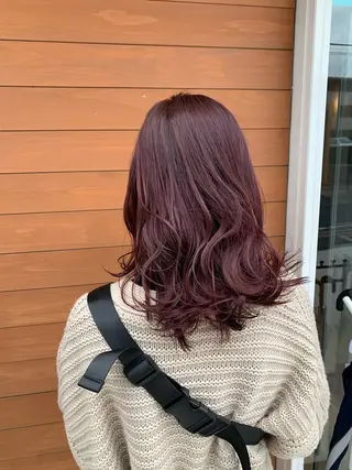 ミディアム カラー メンズパーマ✨️村越 雄斗のヘアスタイル