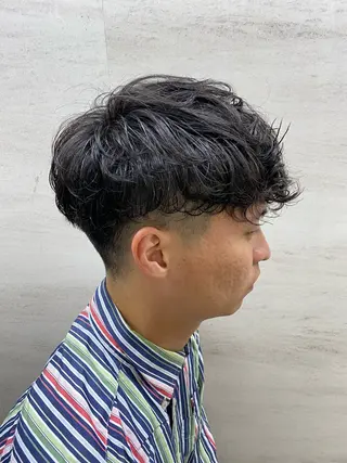 パーマ メンズ 三瓶まい  メンズ/ レディースカット✂️のヘアスタイル