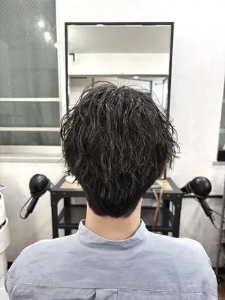 ショート パーマ メンズ 【メンズ特化】 横浜美容師kuのヘアスタイル