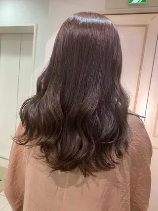 ロング カラー ヘアアレンジ 透明感カラー 古山 結季🌙🖤のヘアスタイル