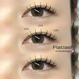 マツエク・マツパ Mell Yuuna ♡パリエク /束感のマツエク・マツパデザイン