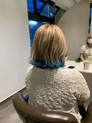 ショート カラー 💎透明感カラー Sarina💎のヘアスタイル