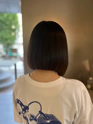 ミディアム ・ nanokaのヘアスタイル