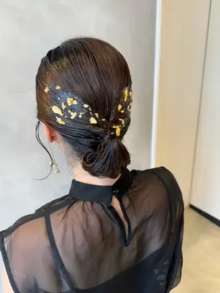 ヘアアレンジ 透明感カラー✨艶髪 制作🌱山根あゆみのヘアスタイル