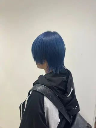 ショート カラー 雅/ダブルカラー/ 白髪ぼかしハイライトのヘアスタイル