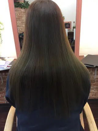 ロング カラー パーマ 桧山 真のヘアスタイル