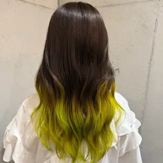 セミロング カラー ハイトーン/ボブ/ 髪質改善🦖mahoのヘアスタイル