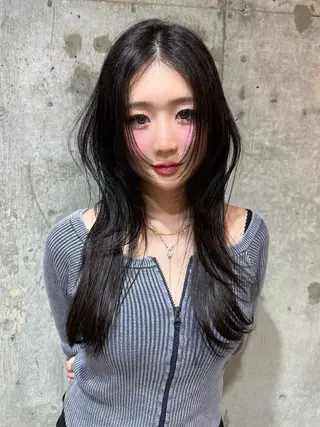 ロング カラー Sea Shinjuku所属・海外レイヤーカット/ 新宿/TERUのヘアスタイル