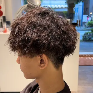 パーマ メンズ メンズパーマは私一択 佐藤有紀のヘアスタイル