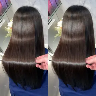 ロング 新宿No.1艶髪矯正 美艶カラー/FUKAのヘアスタイル