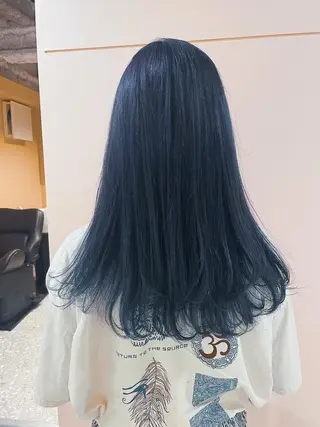 ミディアム カラー パーマ CEINE PATHのヘアスタイル