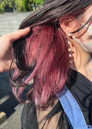 カラー 兼元 優也のヘアスタイル