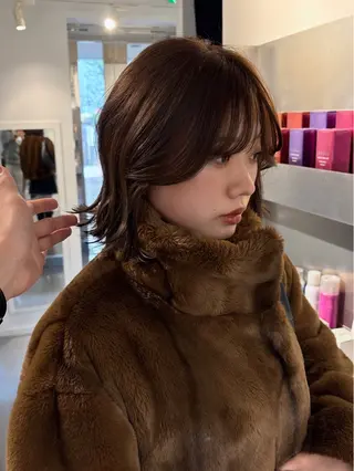 ミディアム カラー 村田 りょうやのヘアスタイル