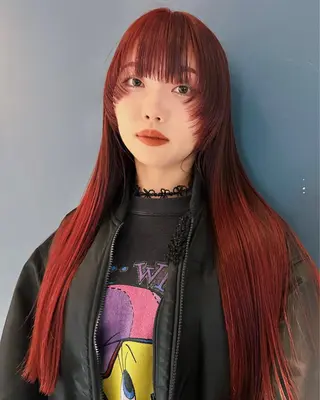 ロング カラー レイヤー/パーマ /ウルフ/nabeのヘアスタイル