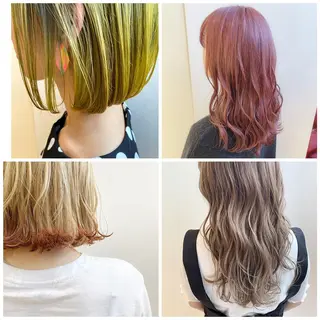 カラー 韓国風ハッシュカット 似合わせレイヤー池袋のヘアスタイル