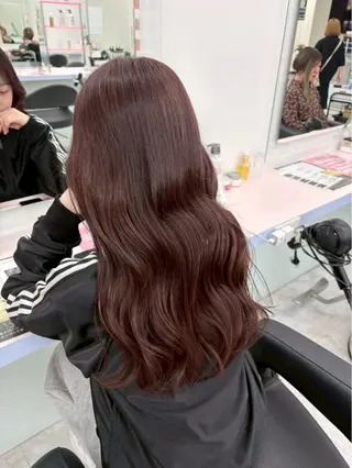 ロング カラー 💎トレンドカラー 💎桃羽のヘアスタイル