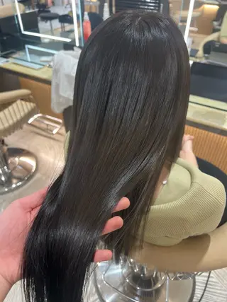 ロング カラー 骨格／顔型／診断／ 伏見／飯味 華菜のヘアスタイル