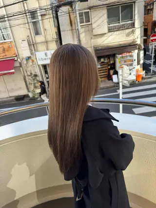 ロング カラー メンズ特化シャドウパ ーマラウンドマッシュのヘアスタイル