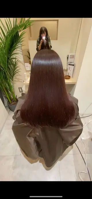 ロング カラー yuzuki Agu臼井のヘアスタイル