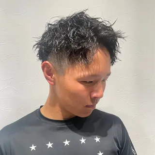 パーマ メンズ men's Rico ‪✂︎‬TAICHIのヘアスタイル