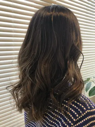 ロング カラー ヘアアレンジ レイヤー×ヘッドスパ *保田遥*のヘアスタイル