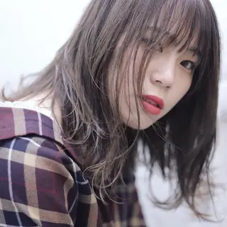 ミディアム 中山 泰徳のヘアスタイル