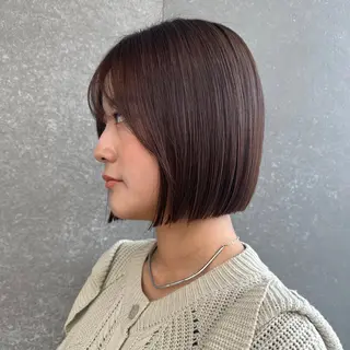 ショート ボブ　フレンチボブ/ レイヤー縮毛Yukiのヘアスタイル